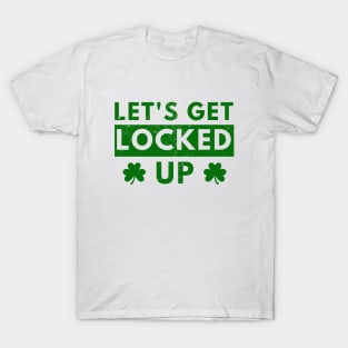 Retro Let's Get Lucked Up St. Patrick's Day T-Shirt